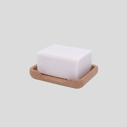 Cork soap dish