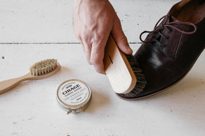 Mini shoe care set